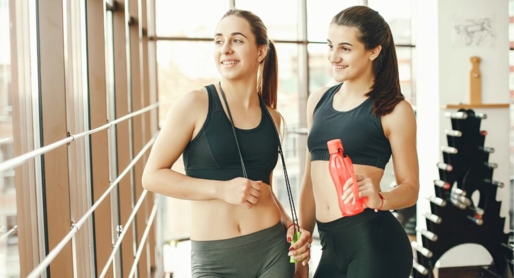Two People in gym with Pass
