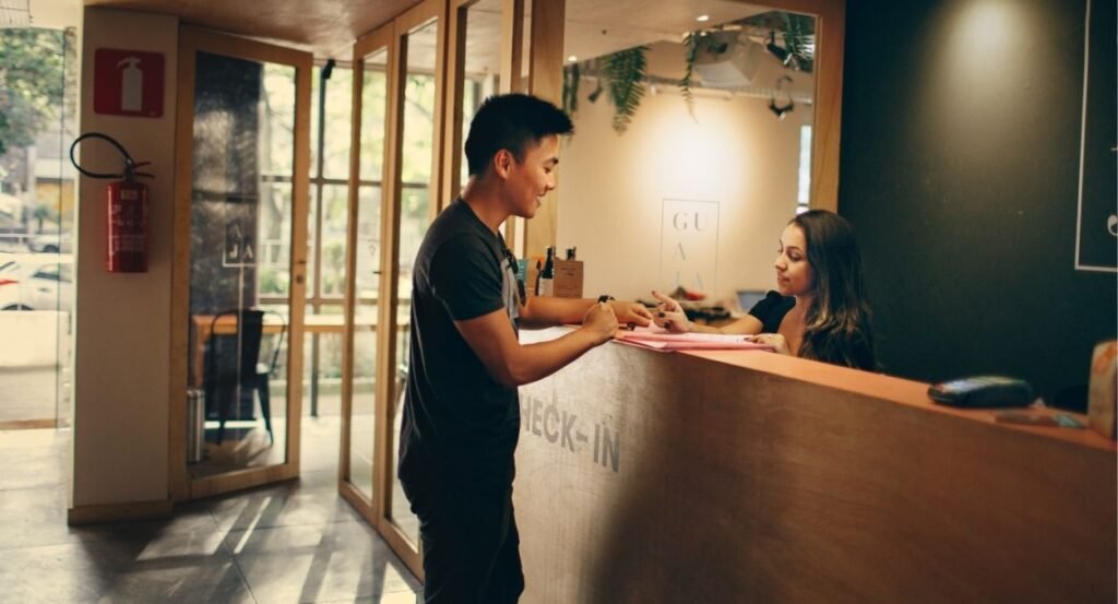 gym front desk