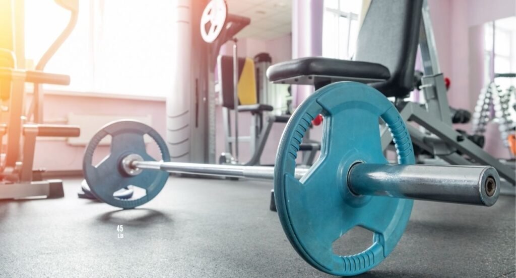 Olympic bar at Planet Fitness